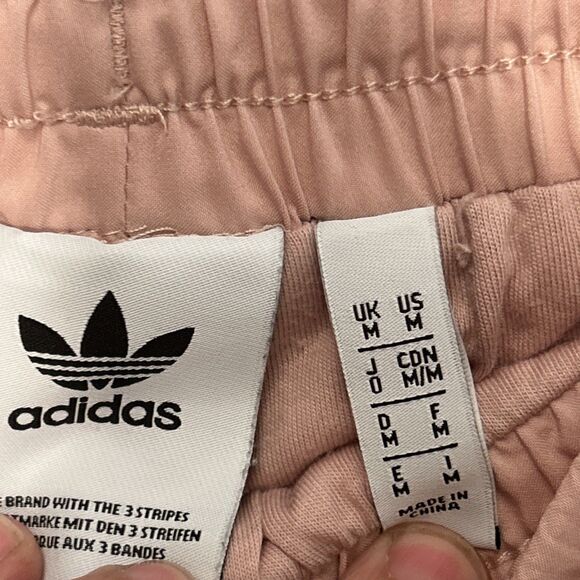 ADIDAS ORIGINALS PASTEL TREFOIL TRACK PANTS Joggers Mens Medium #GL6152 PINK - Picture 5 of 9